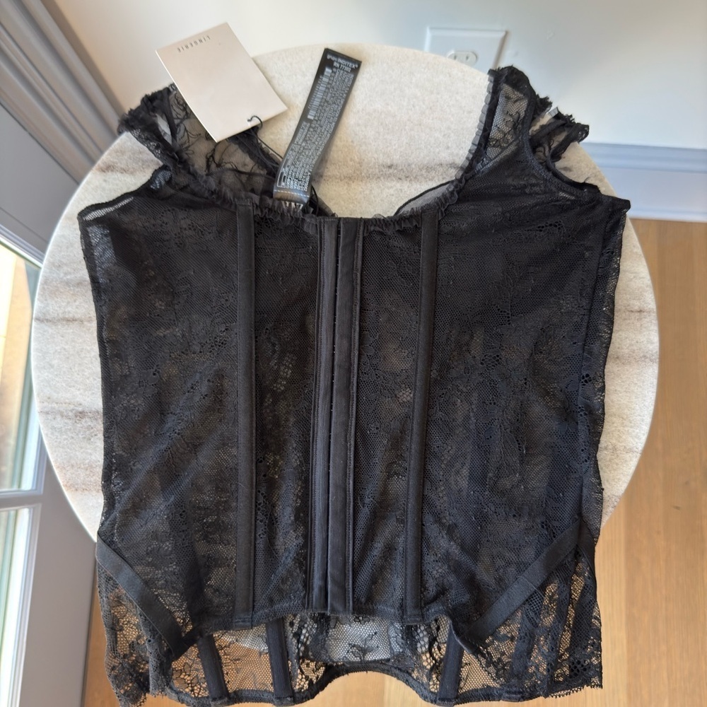 ZARA LACE CORSET LIMITED EDITION BLACK - Picture 7 of 7